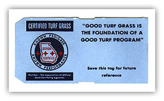 WeedPro® Lawn Care - Certified seed tag